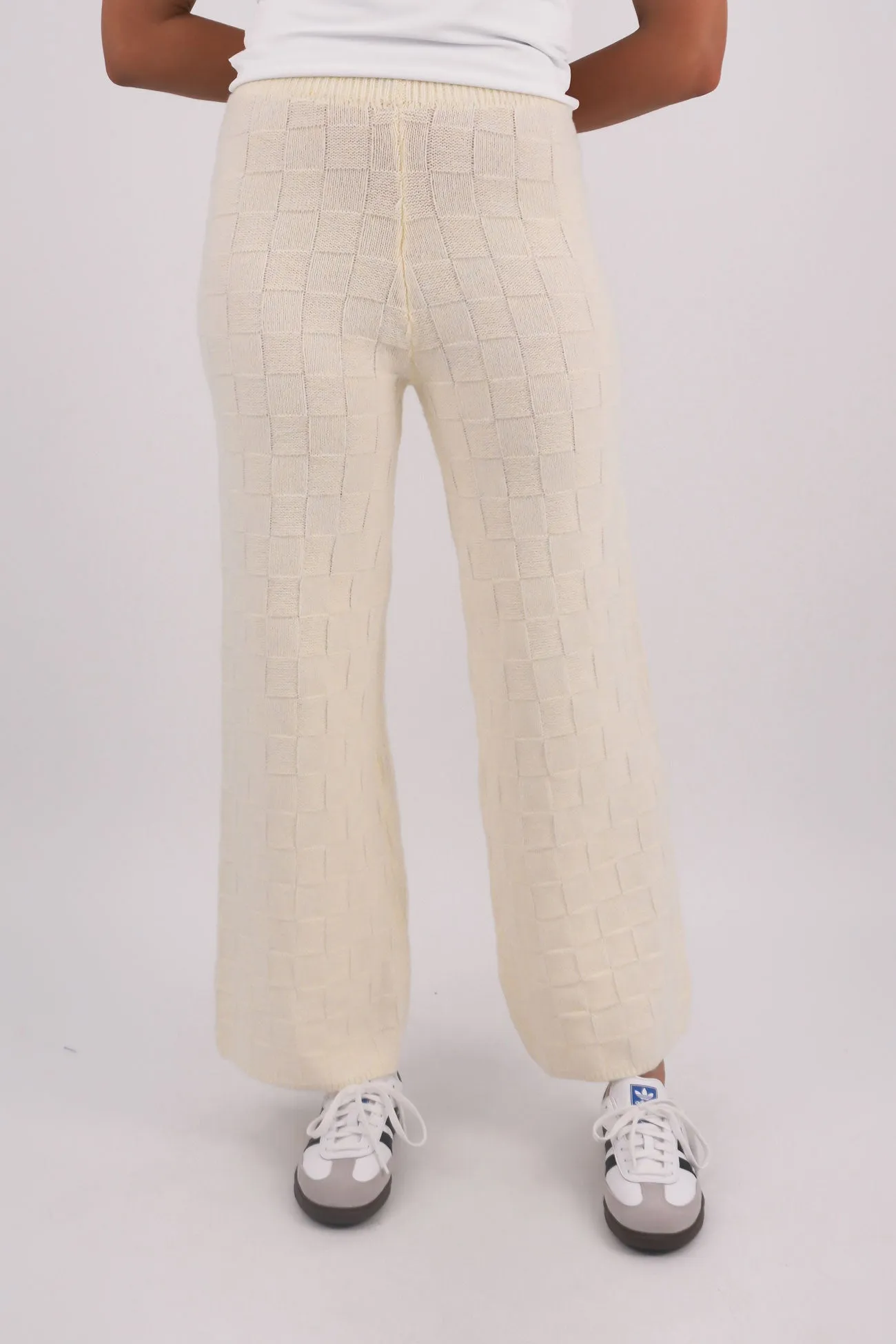 Eleanor Knit Pant Butter Tagless label MoistureWickingFabric
