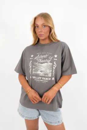 Valley Tee Coal Hypoallergenic fabric Comfy Layer