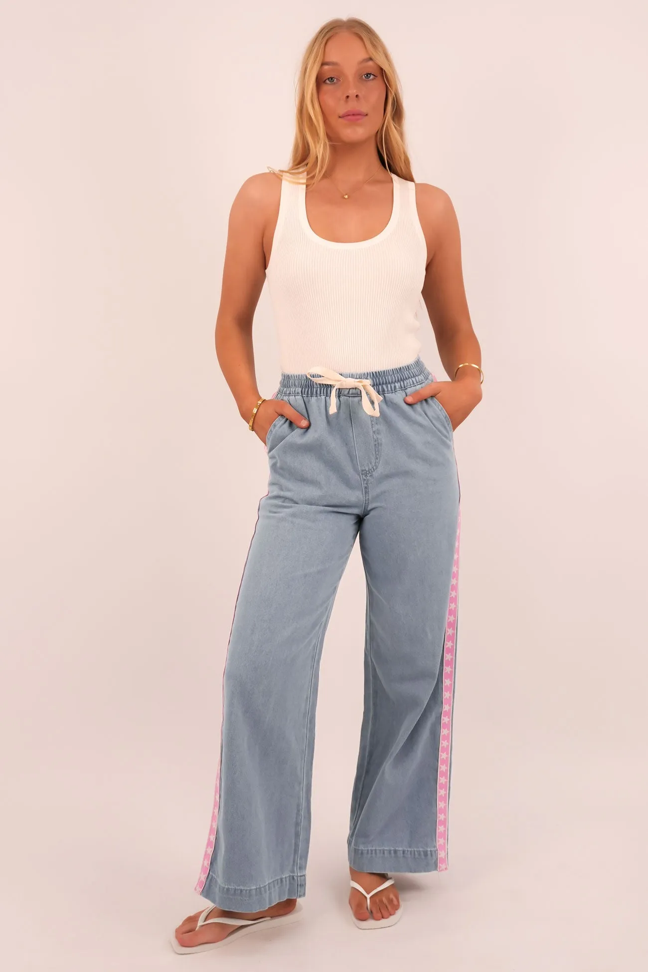Sinead Denim Pant Light Wash AllDayComfort
