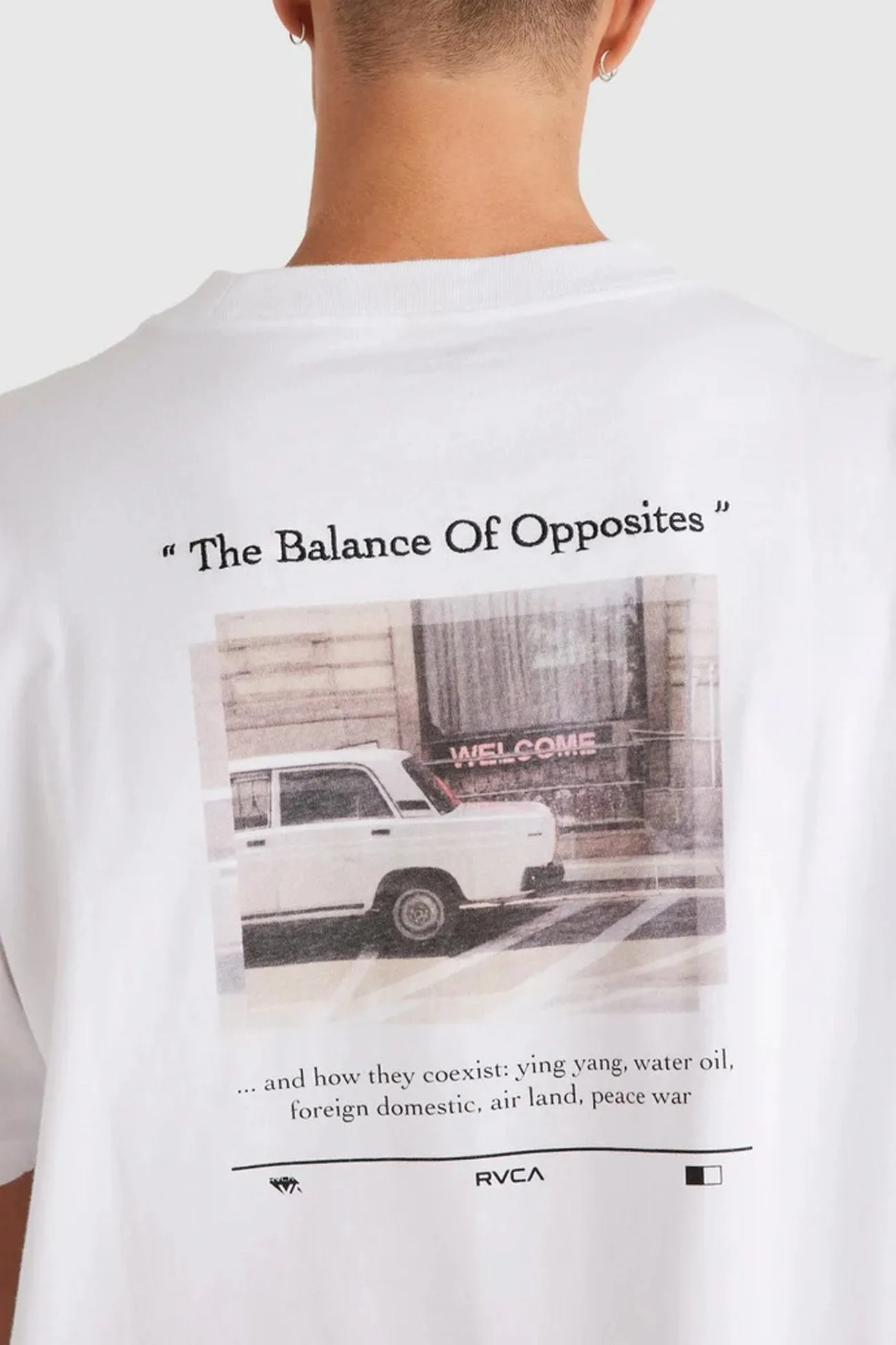 AntiPillingTreatment Welcome Short Sleeve Tee White
