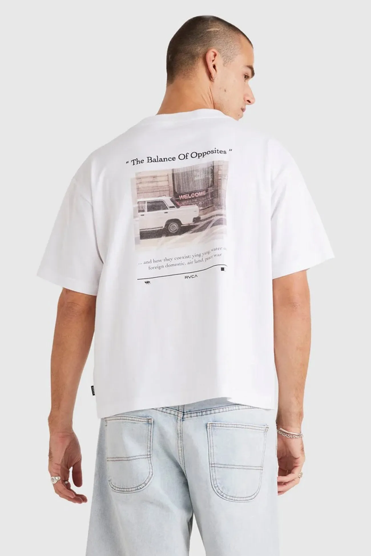 HeatResistantMaterial Holiday Outfit Welcome Short Sleeve Tee White