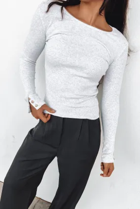 Snowy day Underwear Jordyn Rib Long Sleeve Snow Marle
