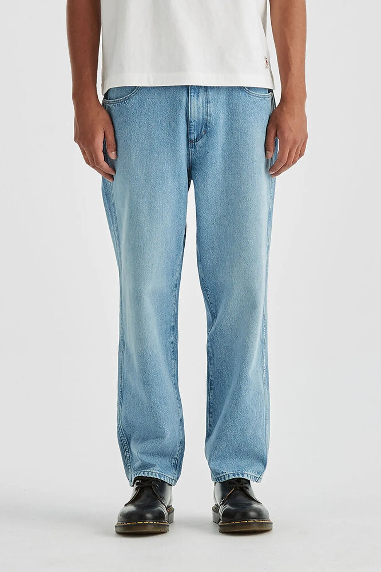 Slacker Jean Retro Blue Active Fit Traveler Gear Winter Warmth Smooth