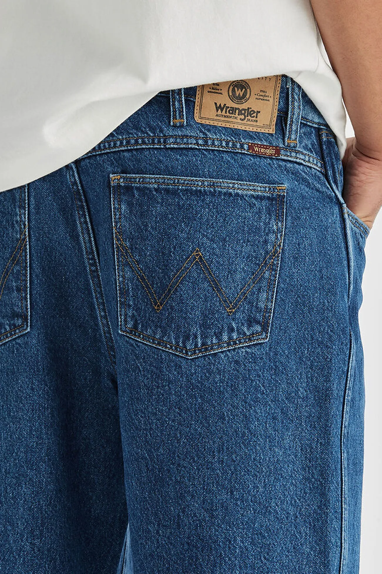 Wear Anytime Comfort Stretch Technology Slacker Jean Rising Indigo