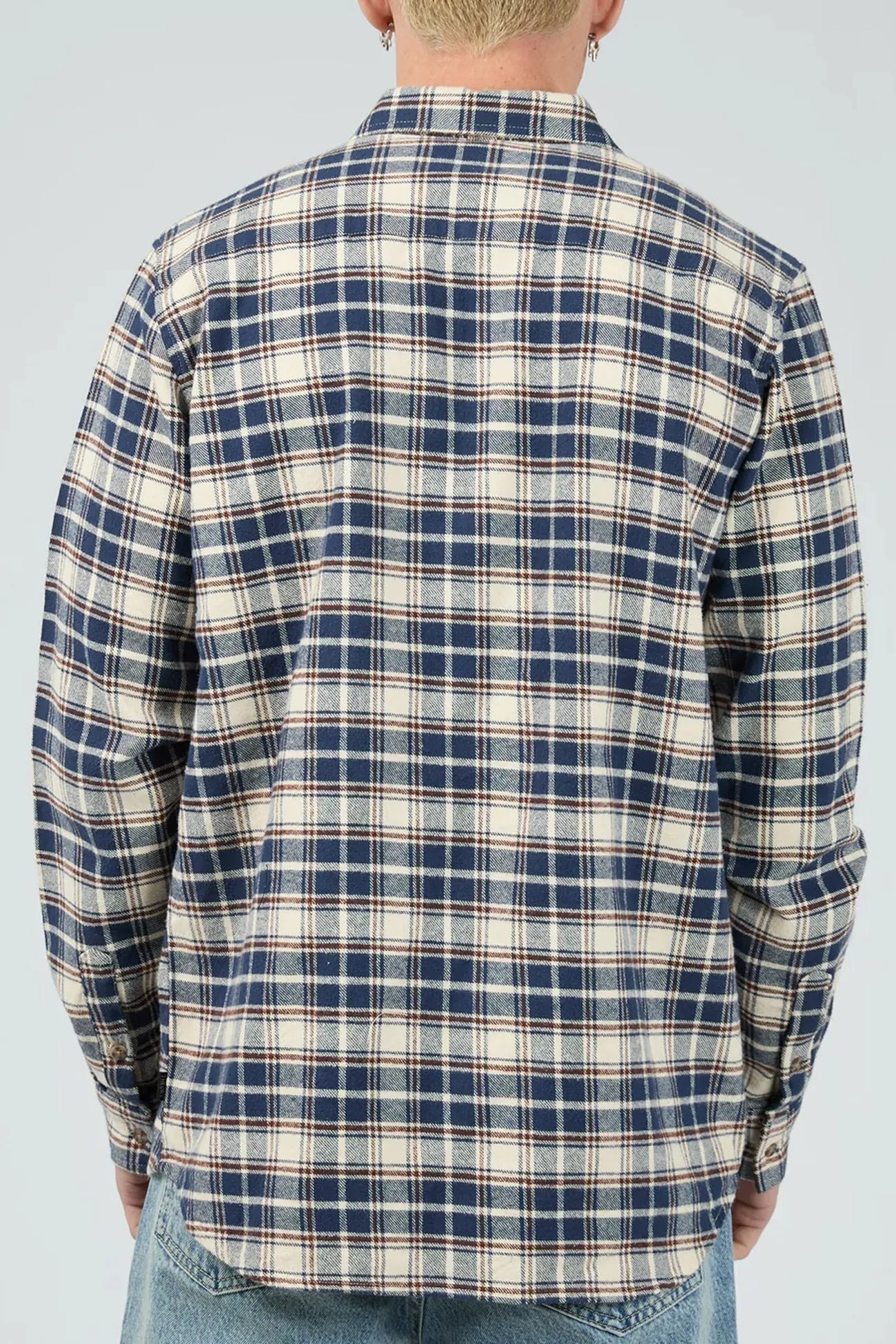 Eco-Friendly Fabric Fade Resistant Slacker Shirt Navy