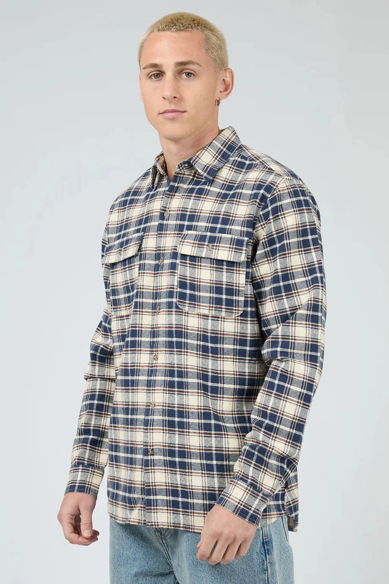 Unmatched comfort Slacker Shirt Navy