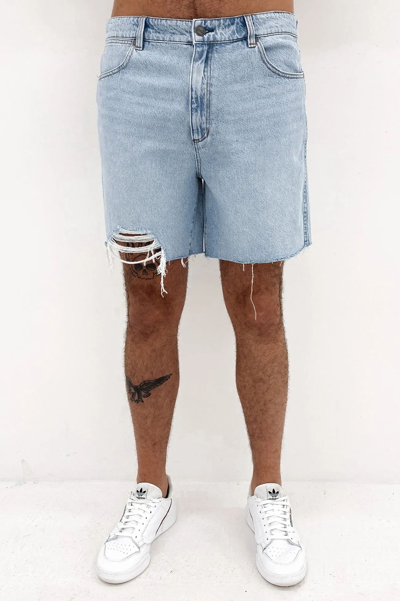 Gothic style Slacker Short Blue Crush