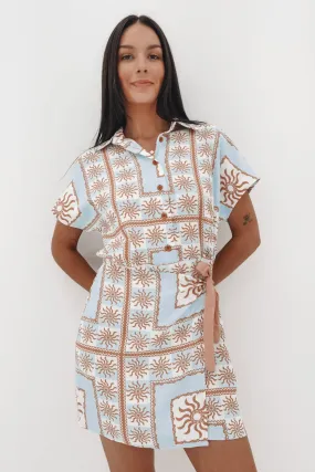 Diesel Mini Dress Flores Soft Fit Wear