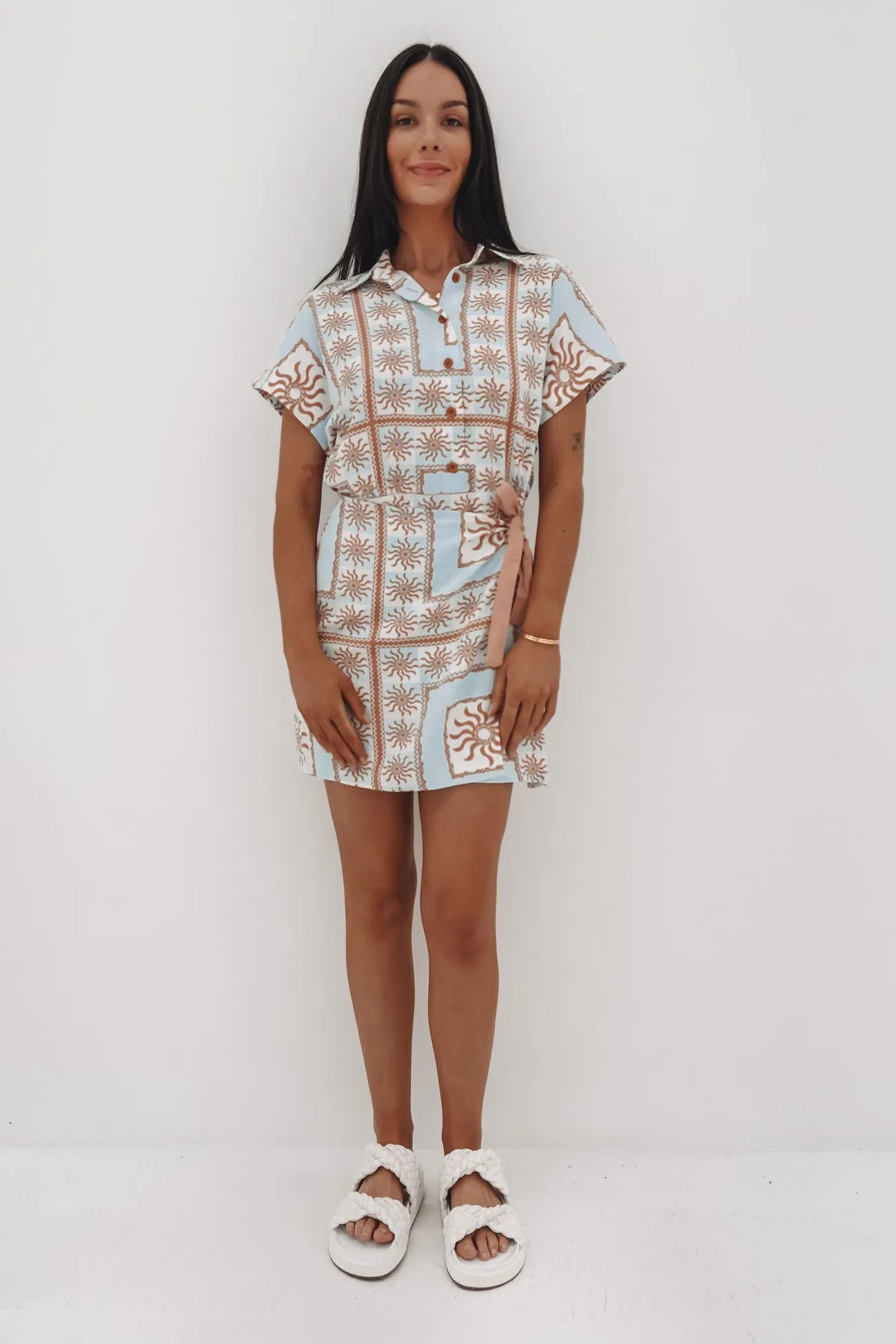 Diesel Mini Dress Flores Gentle Drape