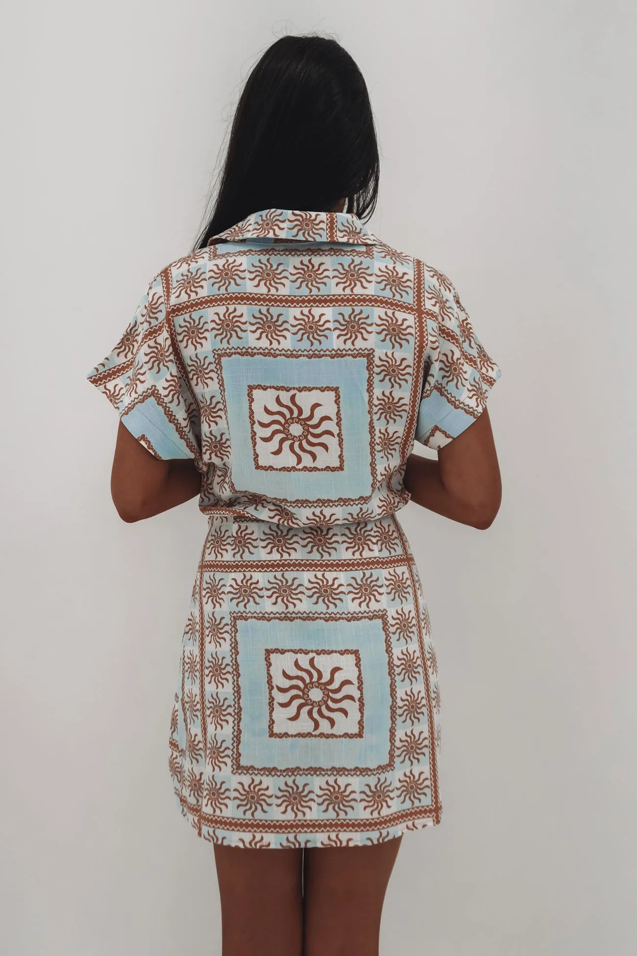 Dress for brunch Diesel Mini Dress Flores