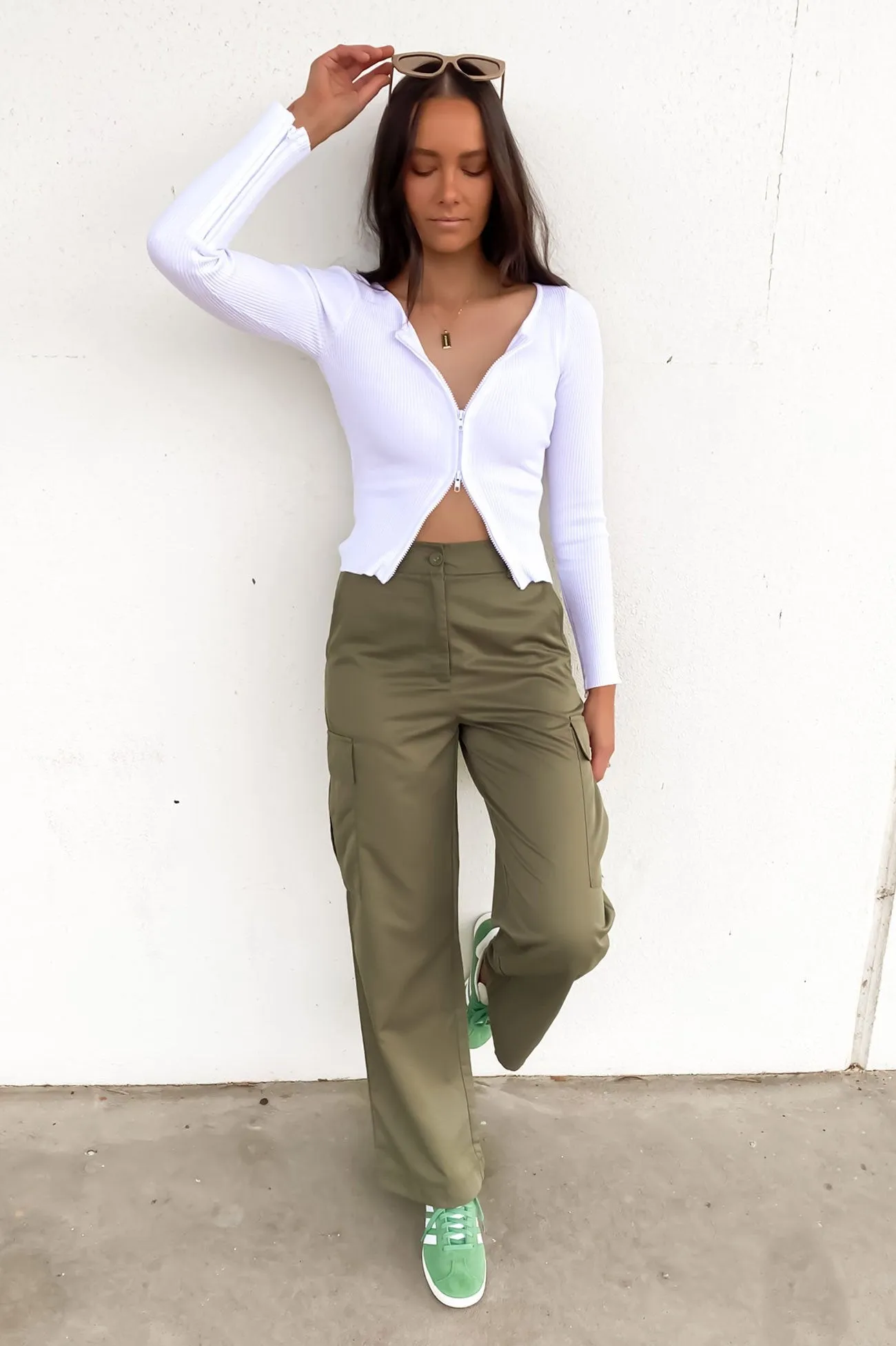 Adaptive Fit Casual Vibe Kourtney Cargo Pant Khaki