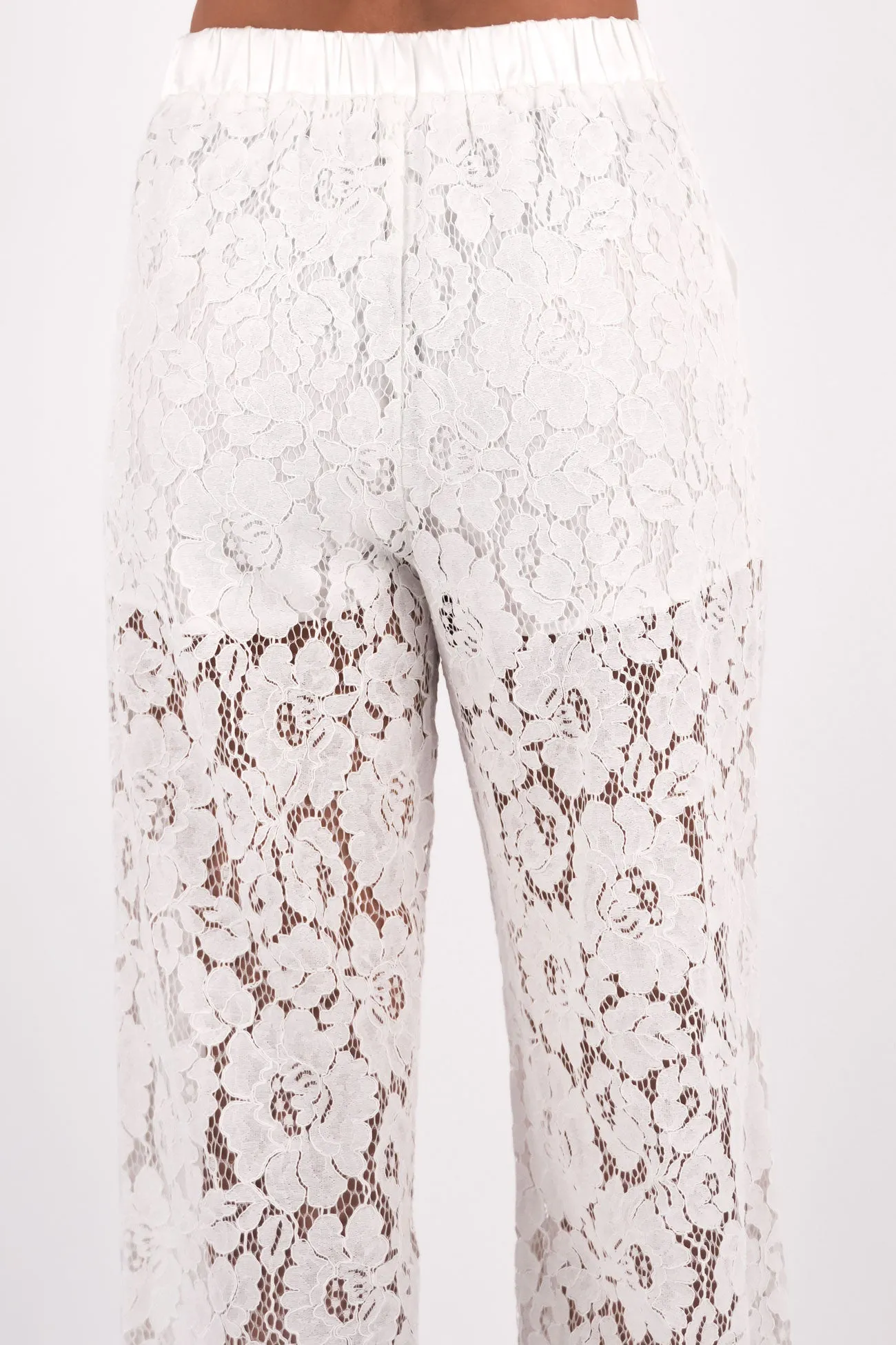 Sunna Lace Pant White Chilly Day Ready Easy Match