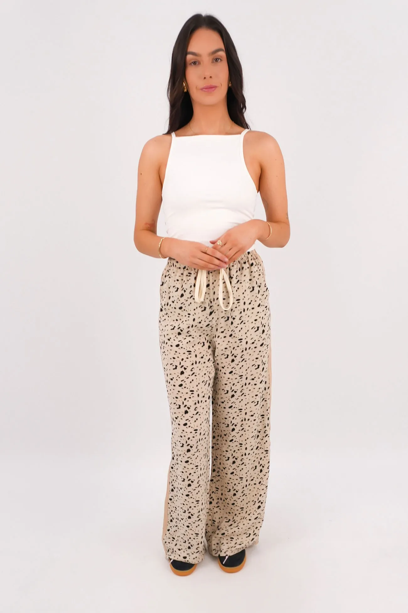 Alondra Pant Beige Stretch Ready SustainableManufacturing