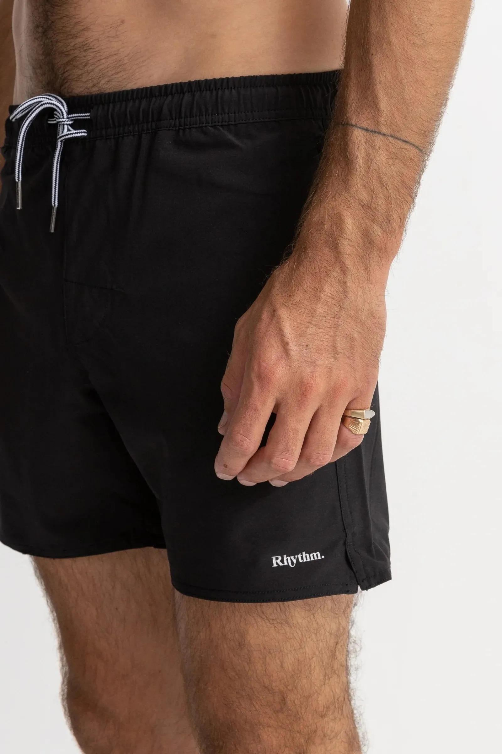 Classic Beach Short Black Chill Look Street Layers