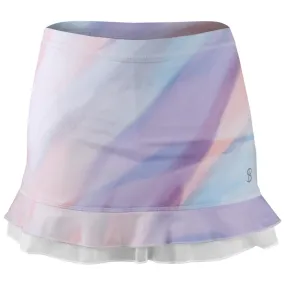 Modern Look Sofibella Girls Watercolor Ruffle Skort - Watercolor