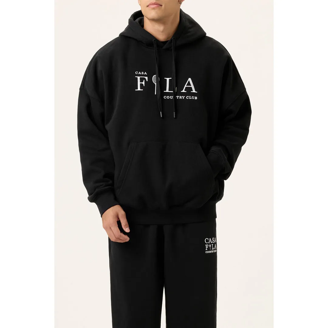 Comfortable seams slip - on Fila Men's Country Club Hoodie - Black