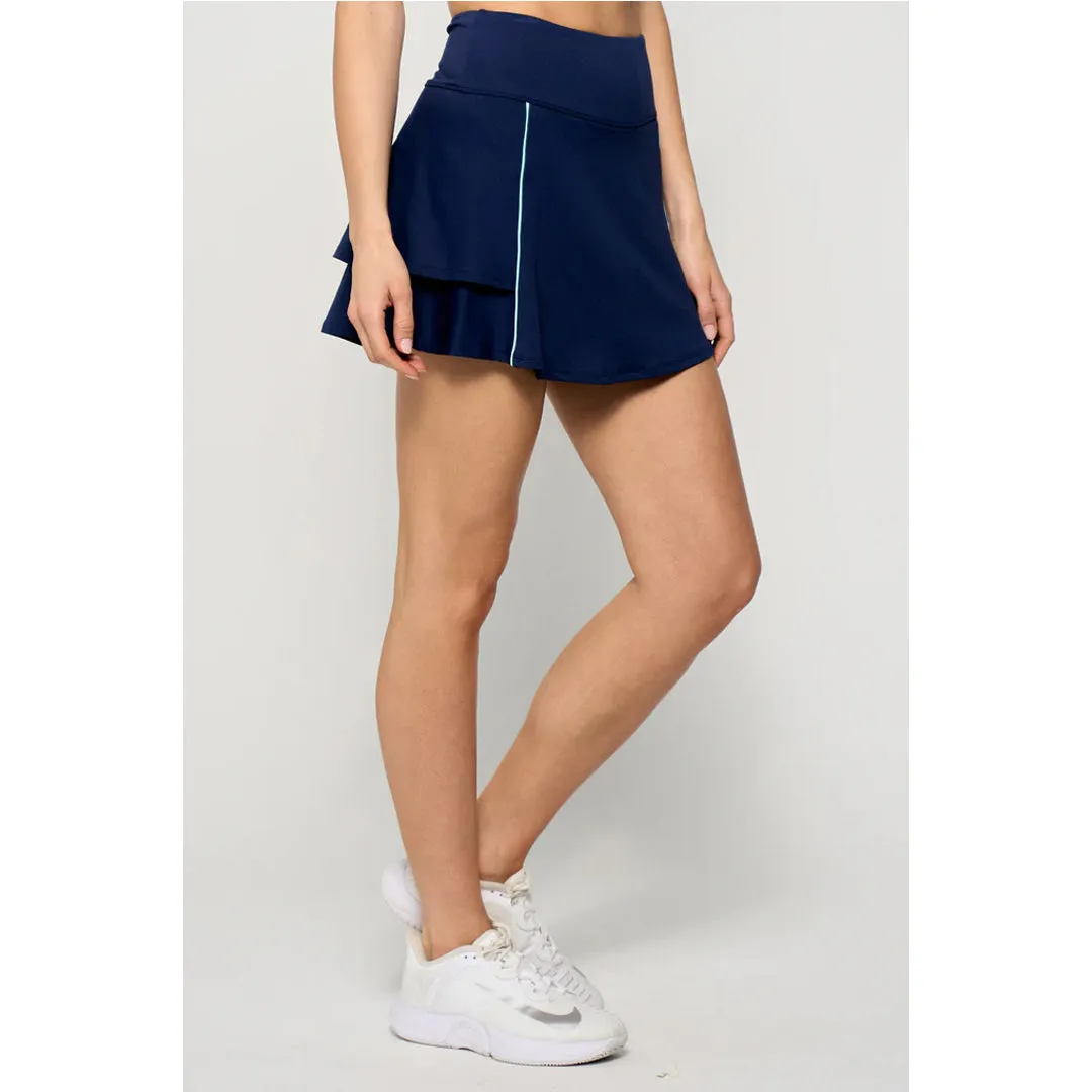 Slip-On Style Lija Women's The One To Beat Ally 14" Skort - Marine Cold resistant Modern Design