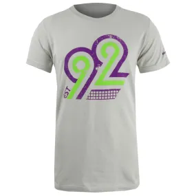 Slip-On Style Merchant of Tennis Unisex 92 Vintage Tee - Silver A line Sewing
