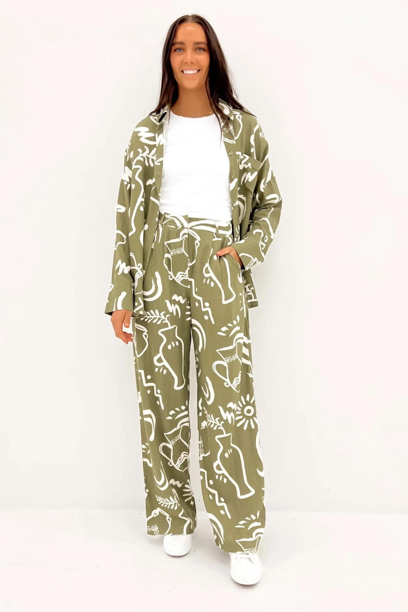 Timeless Look Greta Pant Bronte Sage