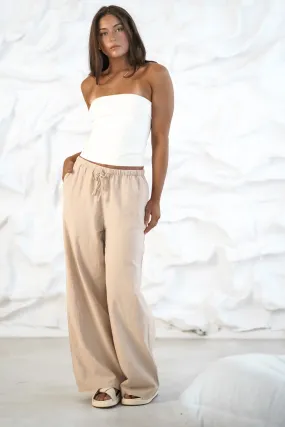 City Vibe Elijah Beach Pant Tan
