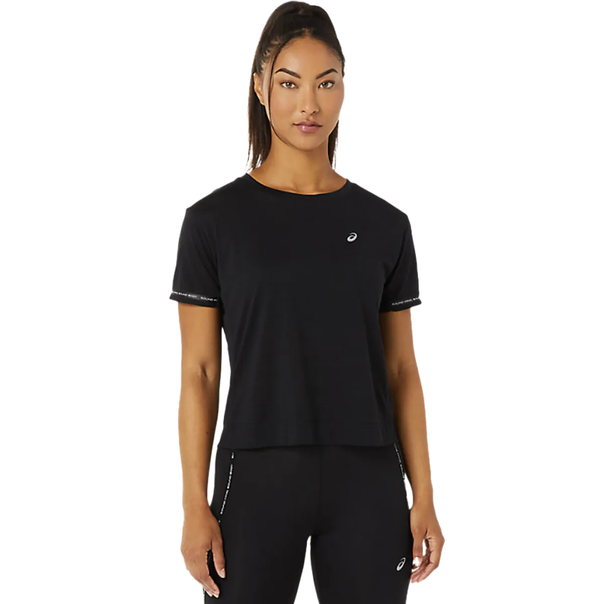 AntiPillingTreatment Collared Women's Race Crop Top