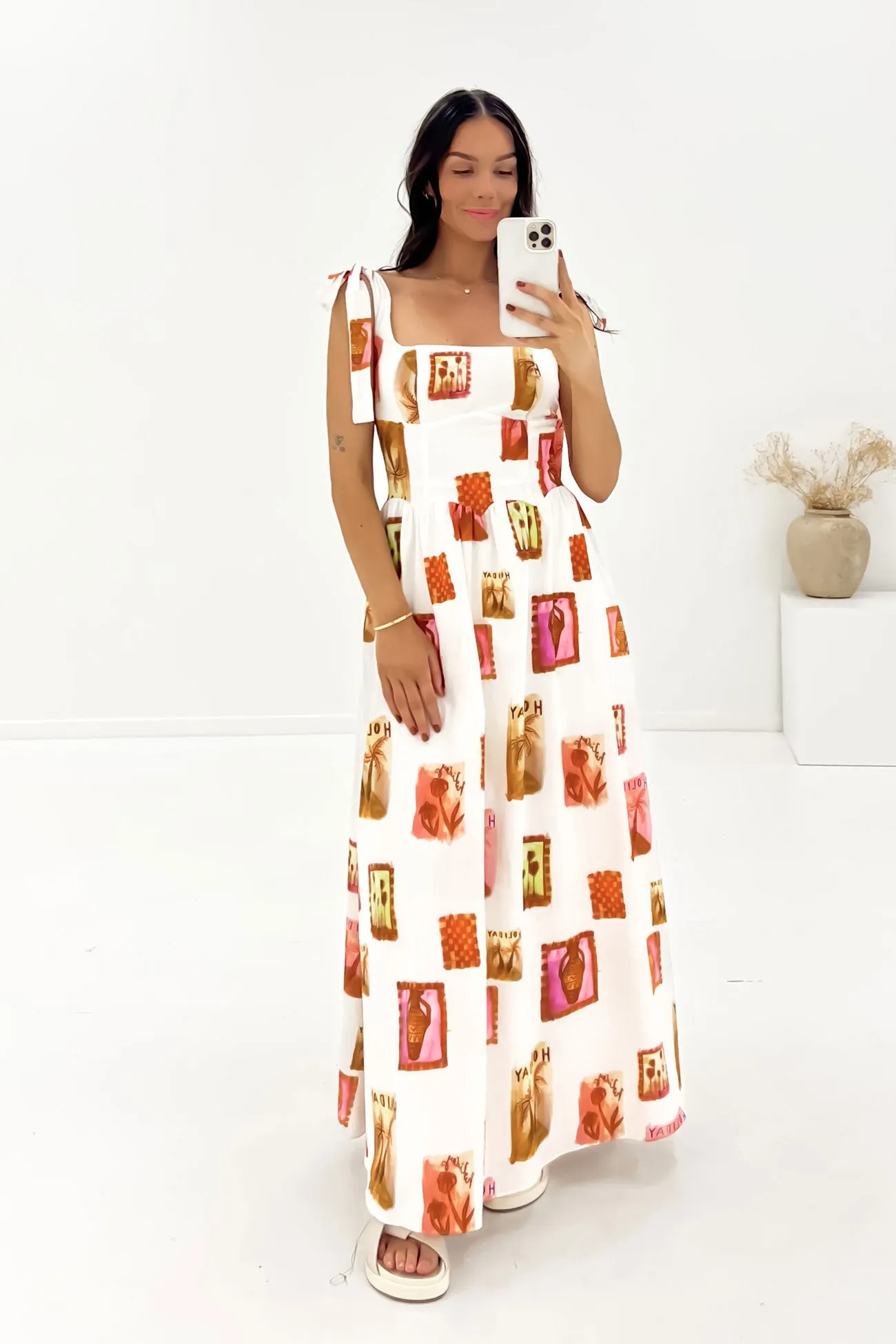 Wrap Charm Sleek Comfort Kelea Maxi Dress Holiday