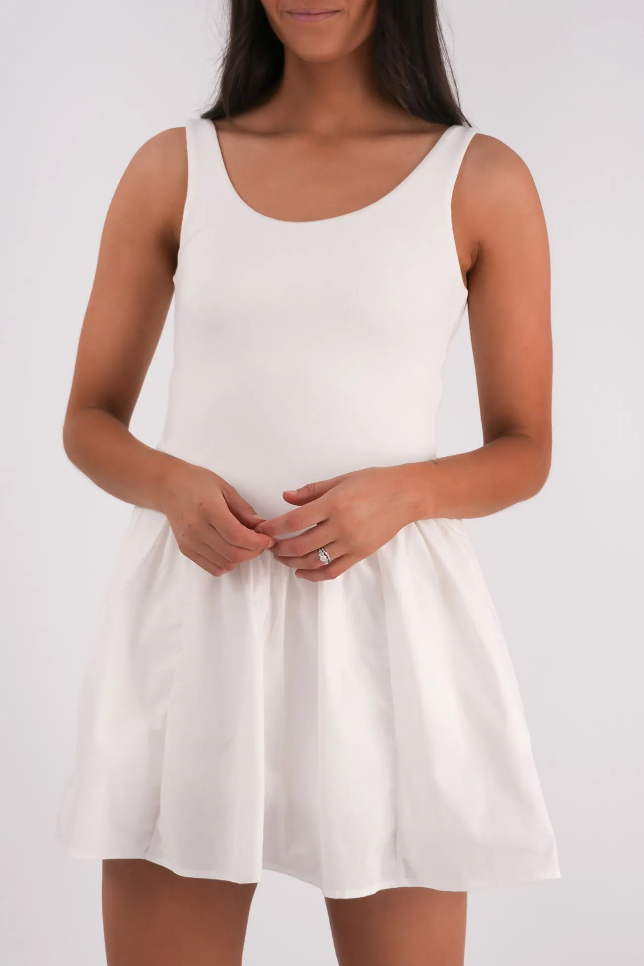 summer breeze Regent Mini Dress White