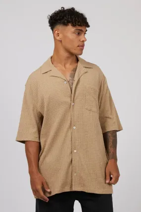 Otta Short Sleeve Shirt Tan Unisex Choice
