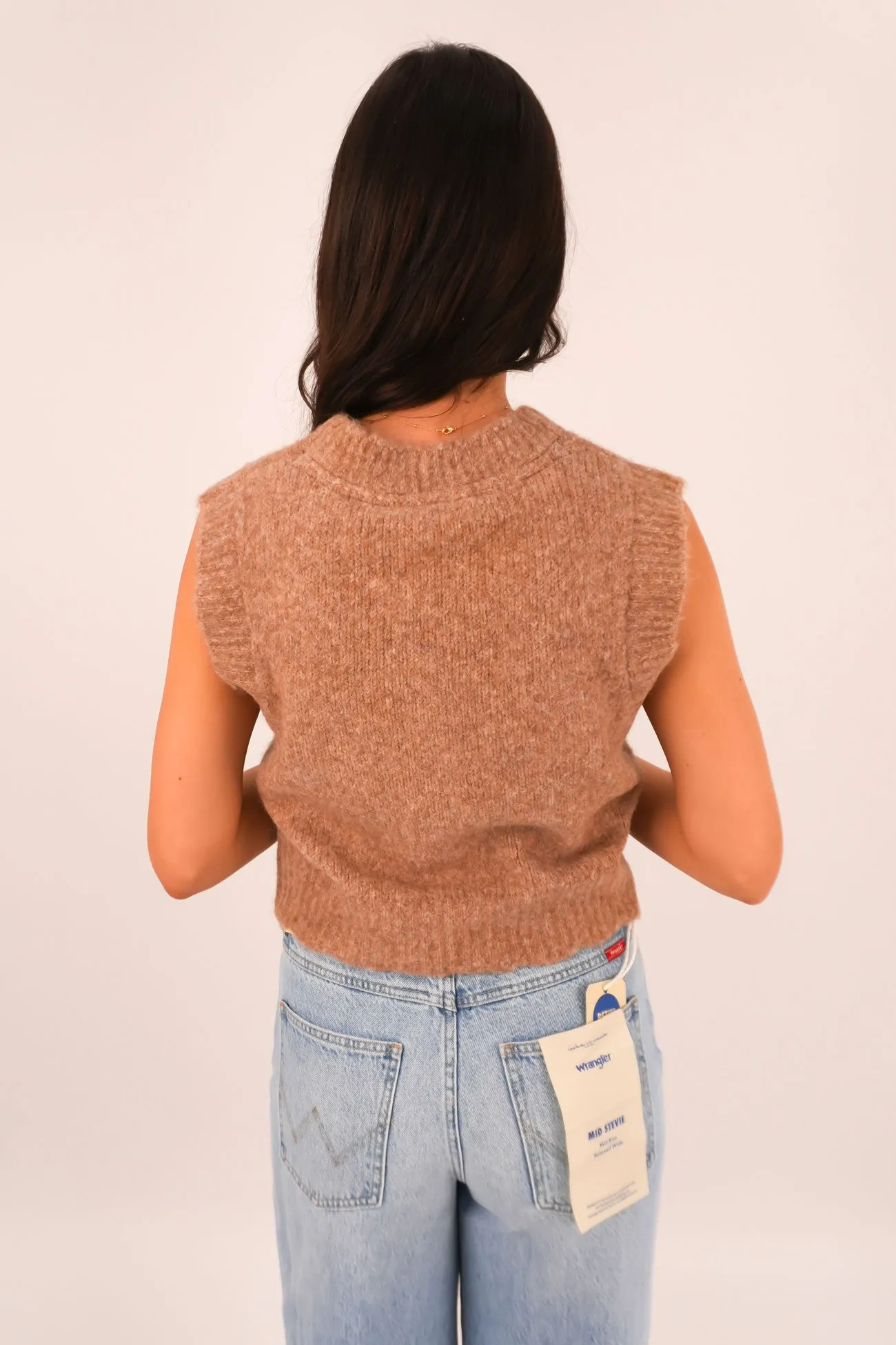 Seasonal Trend Leah Knit Vest Oat