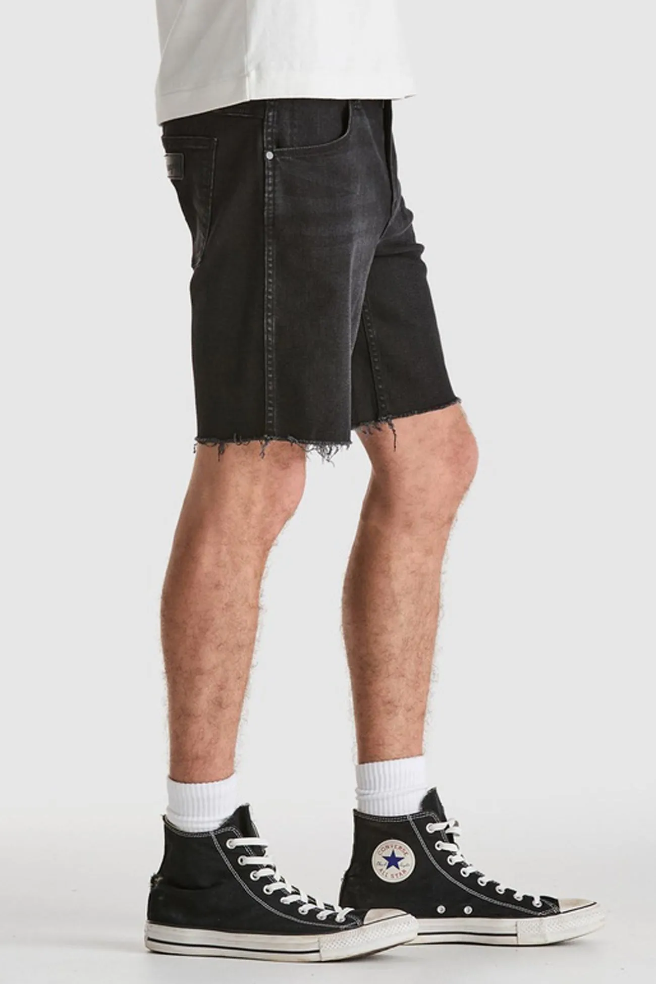 Pre Shrunk Cotton Blend Tear Resistant Weave Smith Short Scorched Black