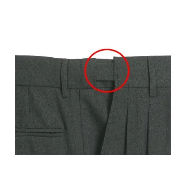 Smitty Charcoal 4-Way Stretch Pleated Pants w/ Expander Waistband quick dry Low Profile Waistband
