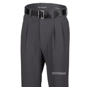 Smitty Charcoal 4-Way Stretch Pleated Umpire Pants Seamless Waistband Outdoor Style