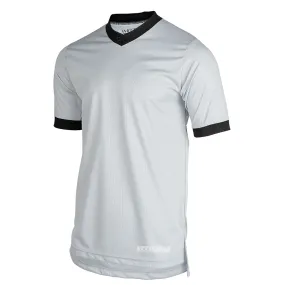 Polished Style Smitty Solid Grey V-Neck