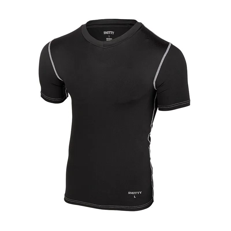adult clothing Ergonomic Back Panel Smitty V-Neck Compression Shirt