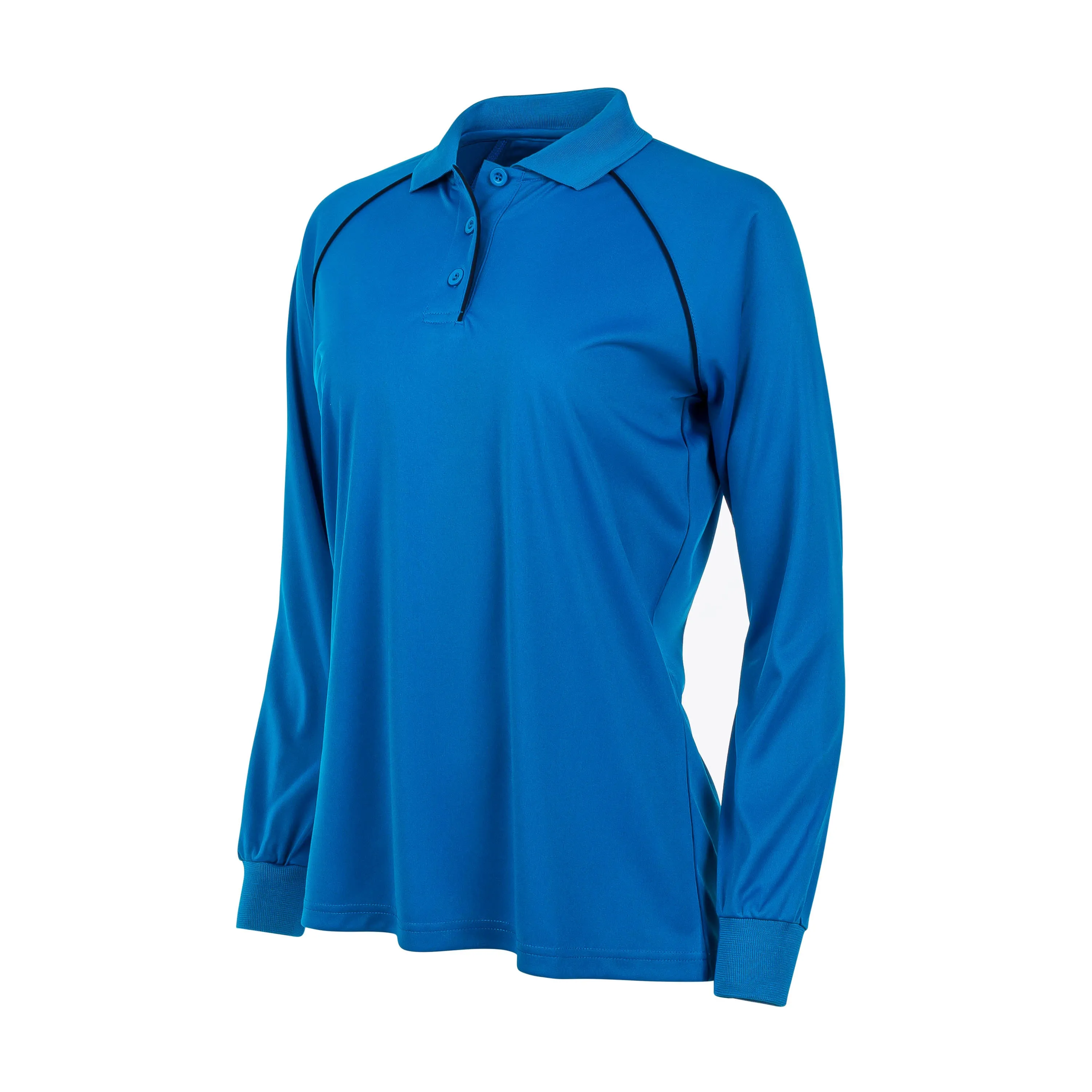 Smitty Women's Blue Long Sleeve Volleyball Shirt Stretch Material