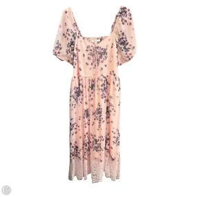 Casual Wear Dress Party Midi By Chelsea 28 In Pink, Size: L
