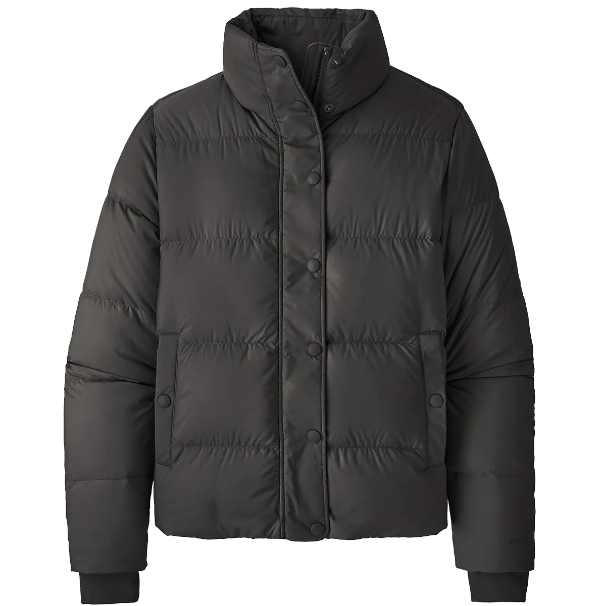 Eco Certified Textile Stand Collar Women's Silent Down Jacket