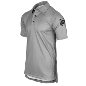 North Dakota NDOA Logo Grey Volleyball Shirts Soft Stretch Collar