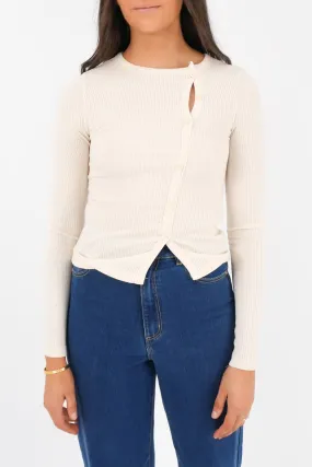 Kioko Long Sleeve Natural Upgrade monochromatic