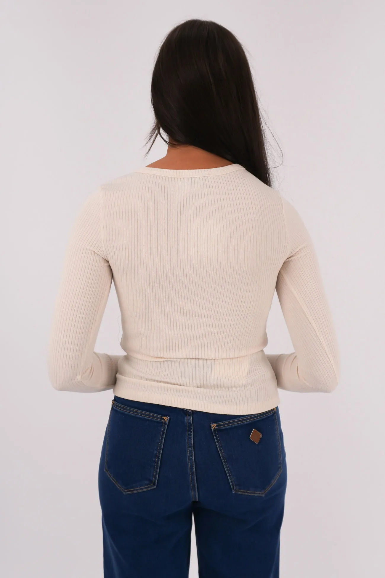 Kioko Long Sleeve Natural Swimsuit