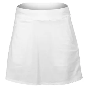 Smooth Finish Sofibella Women's Tr??s Blanc 15" Skort - White studded Insulation