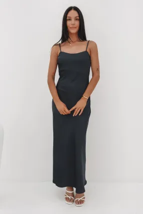 Carter Maxi Dress Ink Lightweight-Layer Work-to-Play Wear