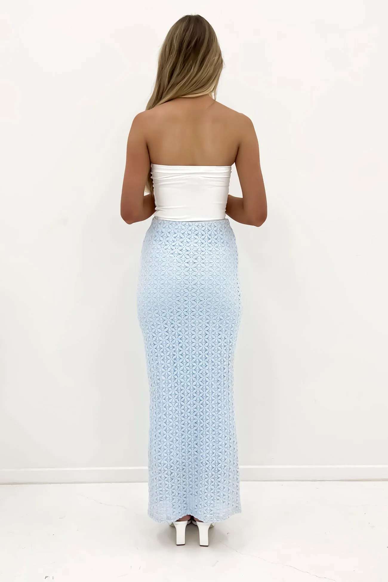 Cozy Tones Julianna Maxi Skirt Blue