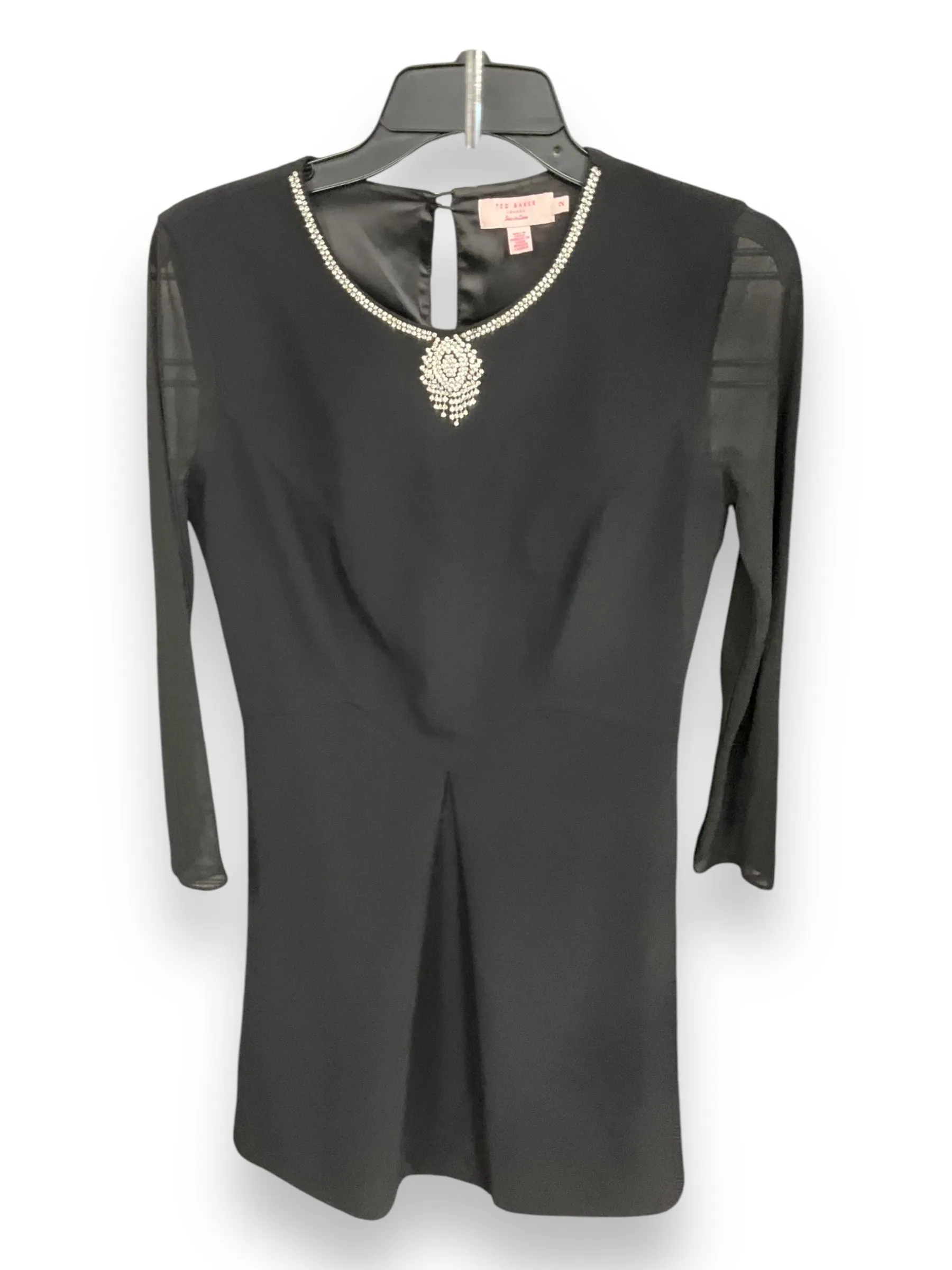 Minimal Details Relax Line Dress Party Short By Ted Baker In Black, Size: Xs