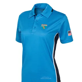 FHSAA Softball Women's Bright Blue Umpire Shirts Mountain Escape Minimalist Style