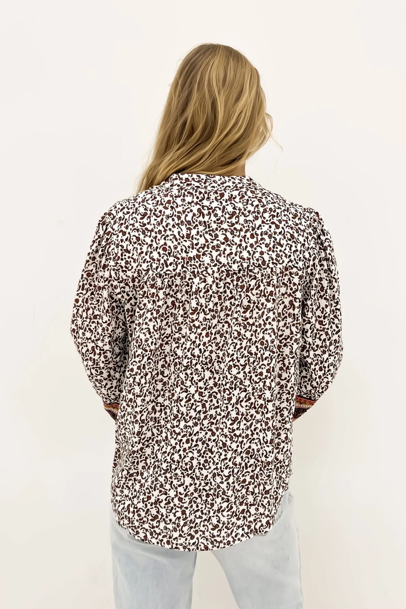Honey Floral Shirt Print Eco-Friendly Choice