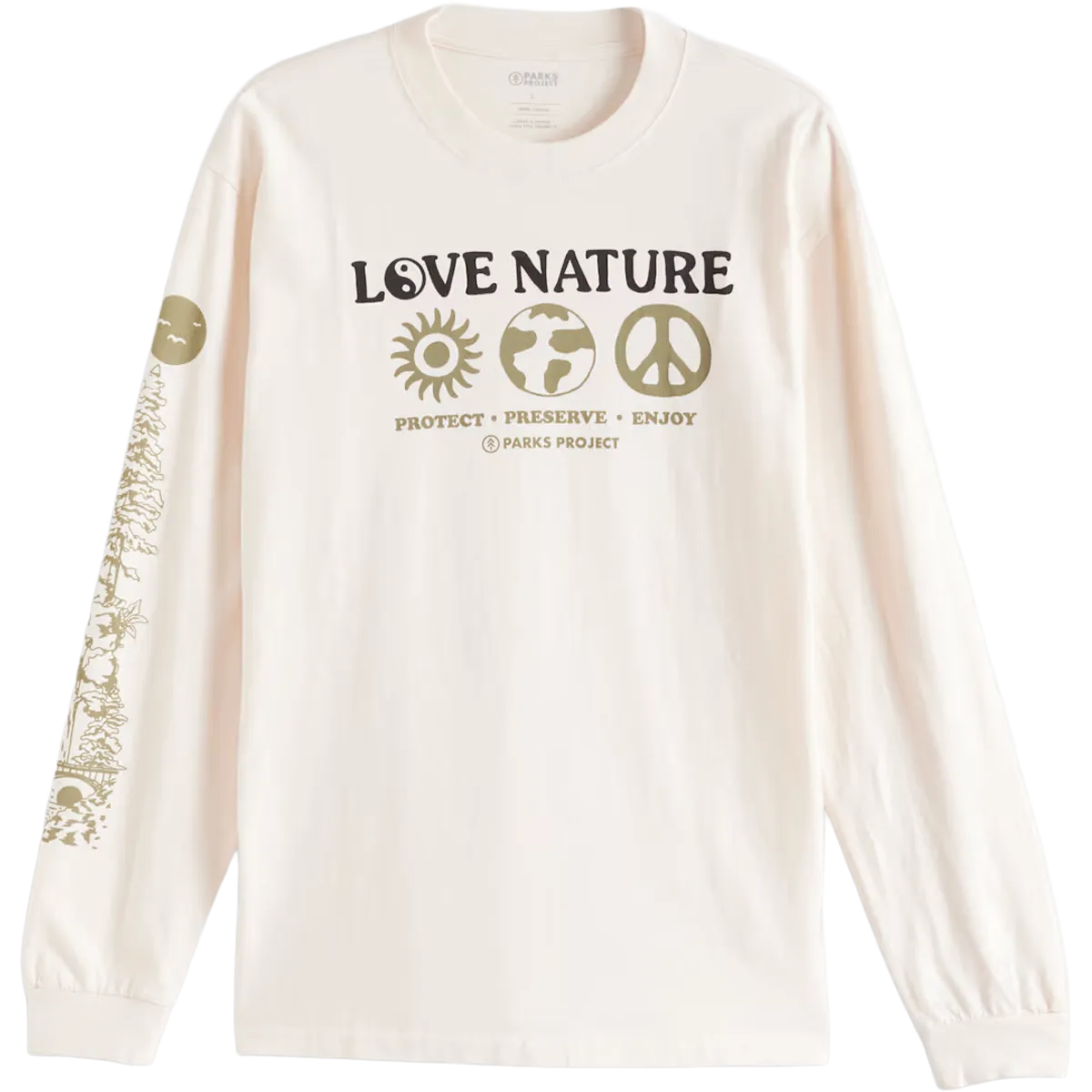Love Nature Long Sleeve Tee sporty wear MultiPanelDesign