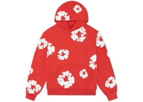 Denim Tears Cotton Wreath Sweatshirt Red Double stitching Luxury Feel