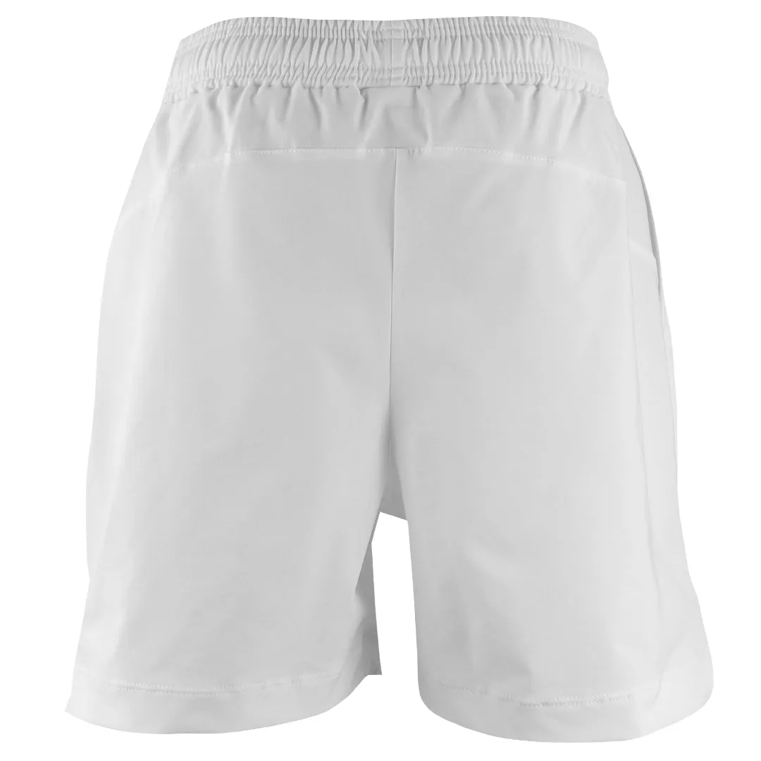 Weave Shrink resistant Sofibella Boy's Perfect Volley Essential Shorts - White