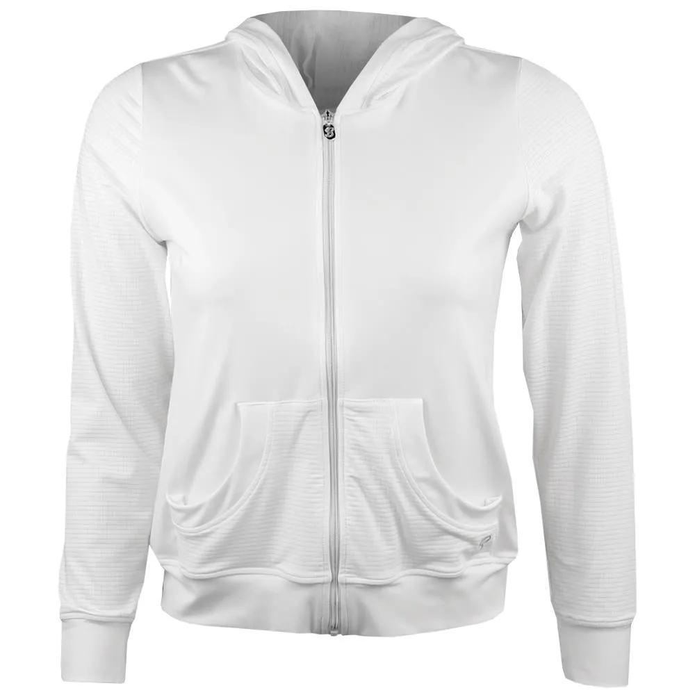 Sofibella Girls Allstars Hoody Jacket - White Decorative buttons